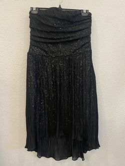 Black Strapless Dress