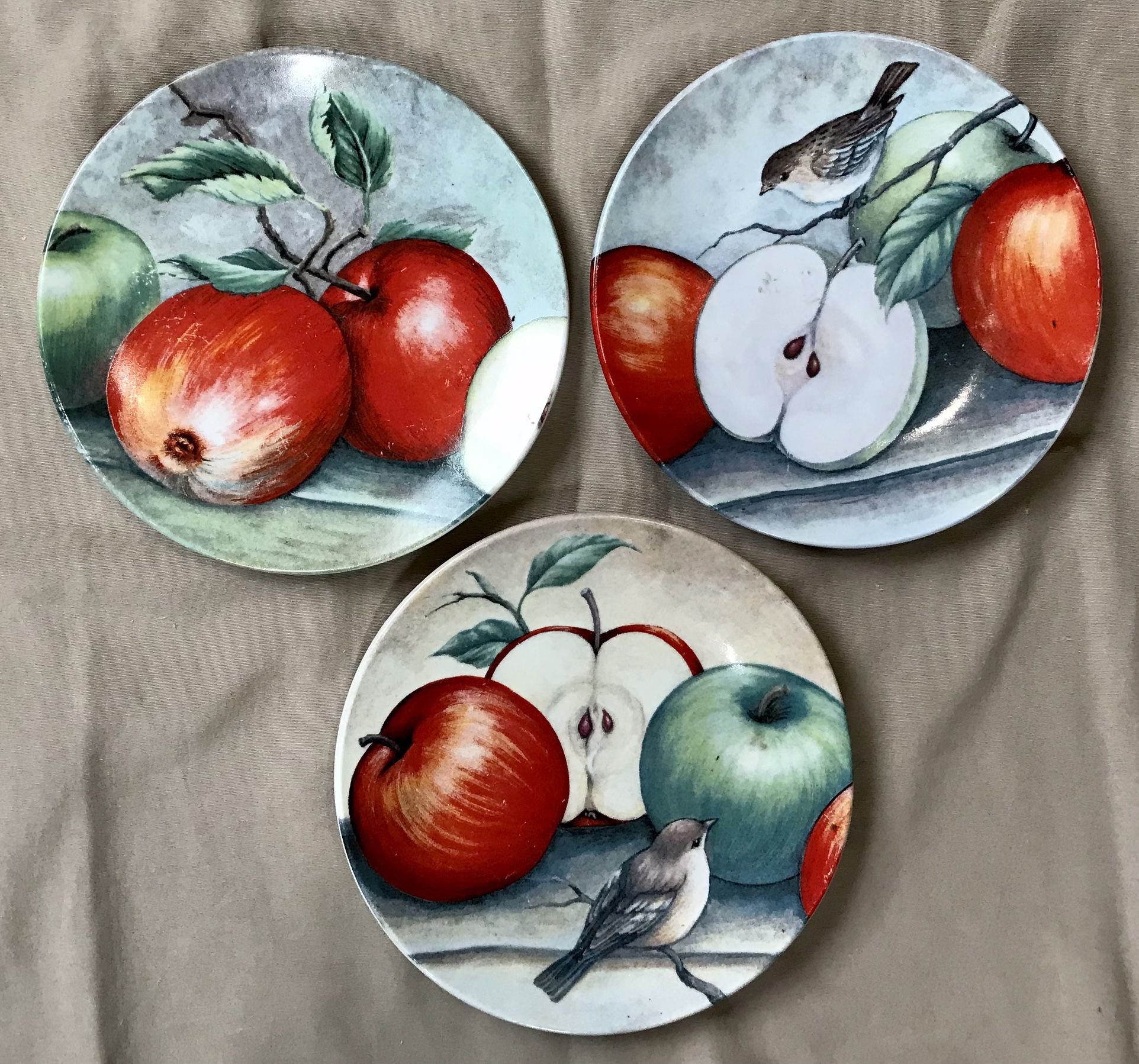 Decorative Fruit Plates Set
