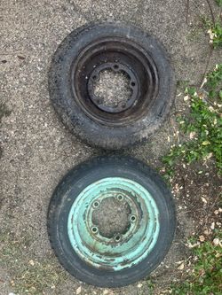 VW Rims 2 QTY (likely From ‘70s Super Beetle)