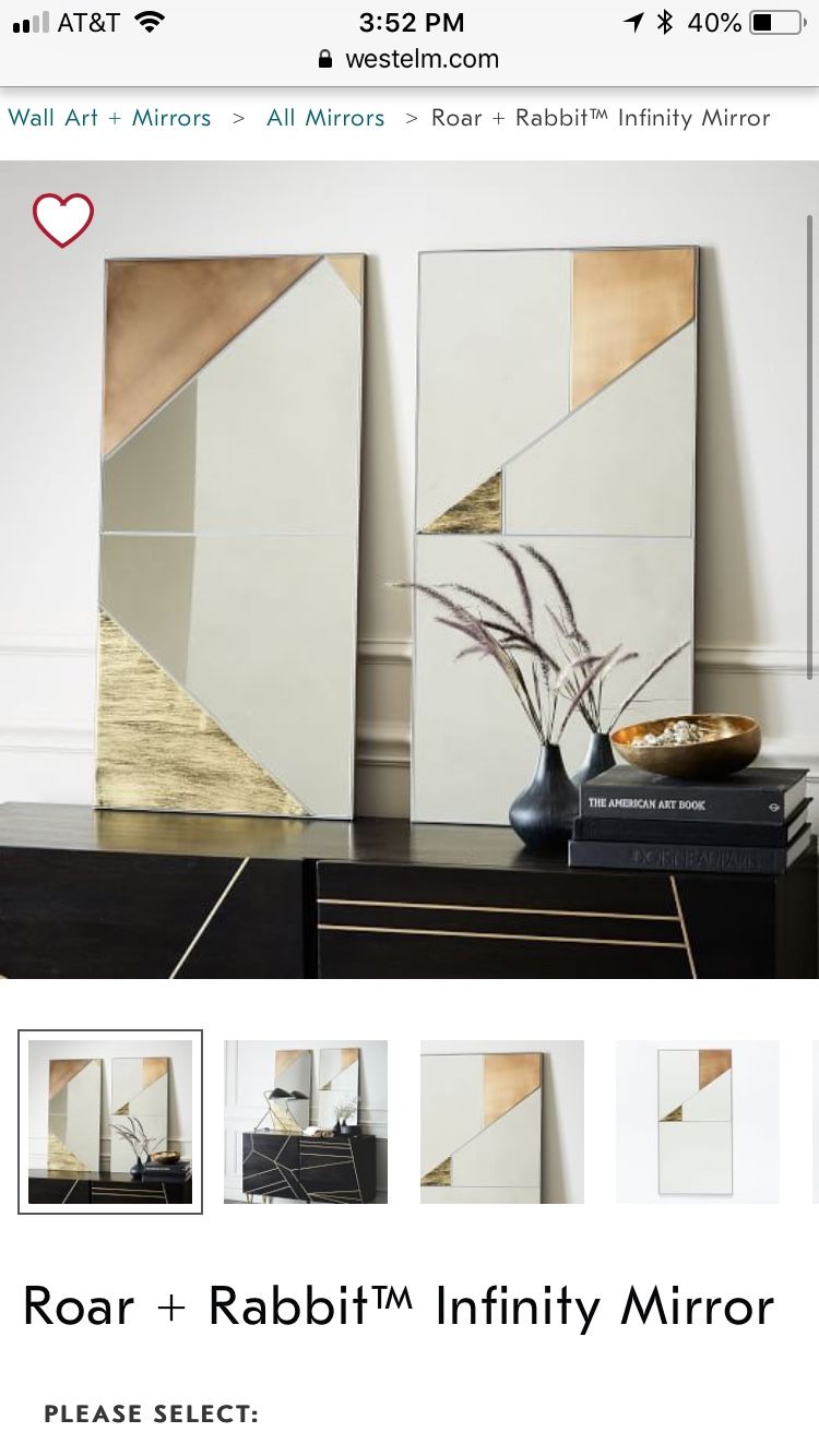 West Elm Roar + Rabbit Infinity Mirror