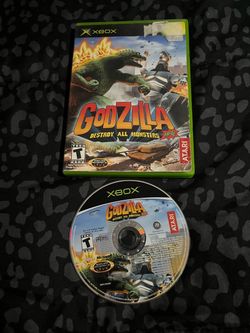 Xbox video games Godzilla no manual $40