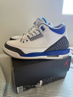 Jordan 3 Fire Reds & Racer Blue retro