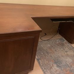 L-Shaped Executive DESK for Office Or Home