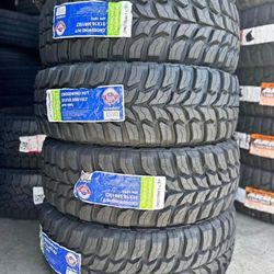 31x10.50R15LT Set Of 4 Crosswind M/T New Tires 
