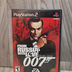 007 JAMES BOND: From Russia With Love (Sony PlayStation 2 2005) PS2 