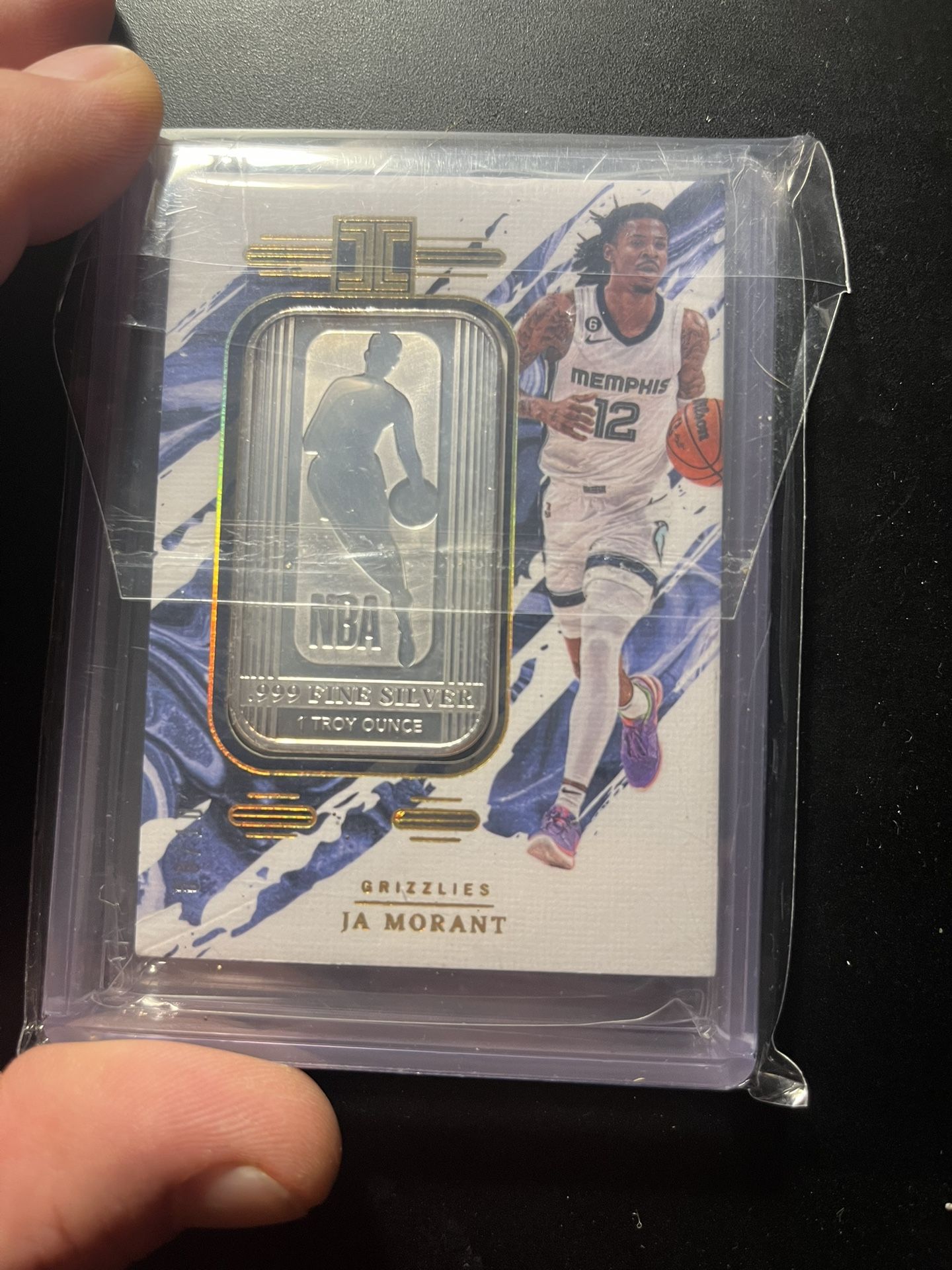 Silver Bar Basketball Card