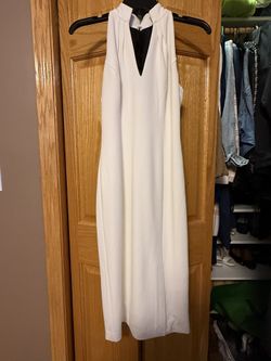 White And Black Dress Size 2