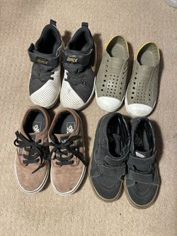 Boys Shoes Nike, Vans And Natives (sz 12/13)