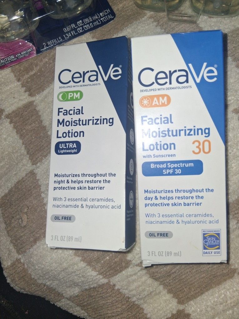 Brand New Cerave AM And PM Moisturizers