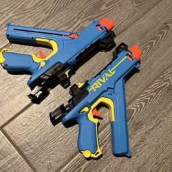 Two Nerf Rival Guns