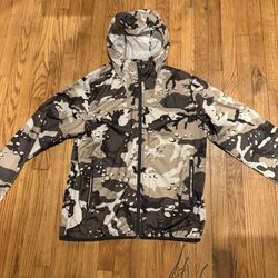 North Face Camo Windbreaker