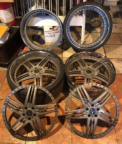 22 inch Vellano VSW 5 lug 5x112