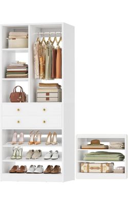 New in box, freestanding closet