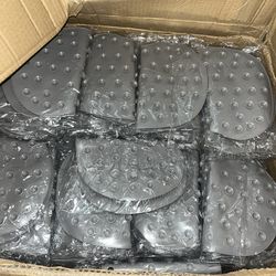 Shower Foot & Back Scrubber Mat with Suction Cups, Silicone Pad