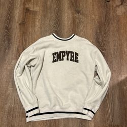 Empyre Cream Brown and Black Pull over