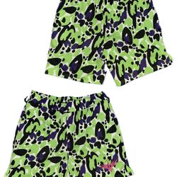 Puma Melo X Toxic AOP Green Shorts Mens M & L New $70 MSRP LaMelo Ball