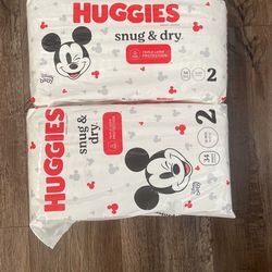 Pamper Huggies Size 2 $10 Each