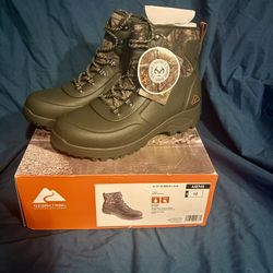 NEW OZARK TRAIL MEN'S RUBBER LACE BOOTS Size 12