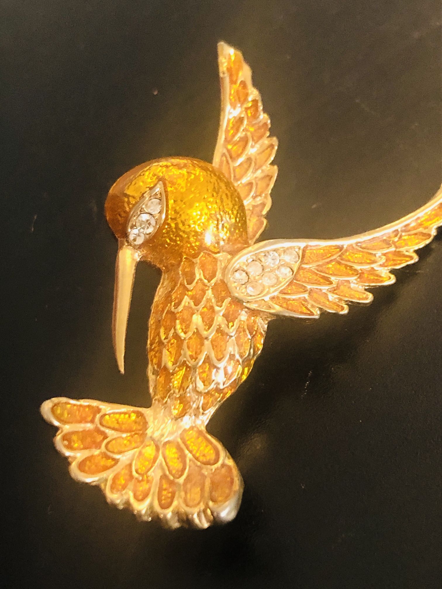 Nice Golden Brooch Pin Eagle 