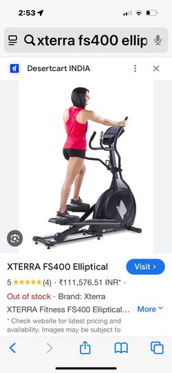 Xterra FS 400 elliptical