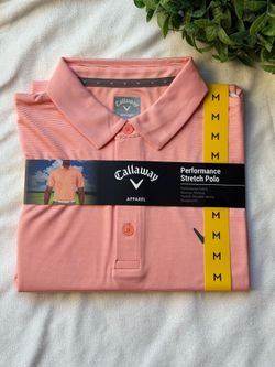 Callaway Performance Stretch Polo Shirt Medium