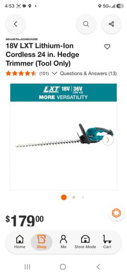 Makita 18v hedge cutter