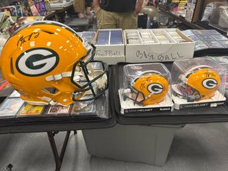 Signed Packers Mini Speed Helmets