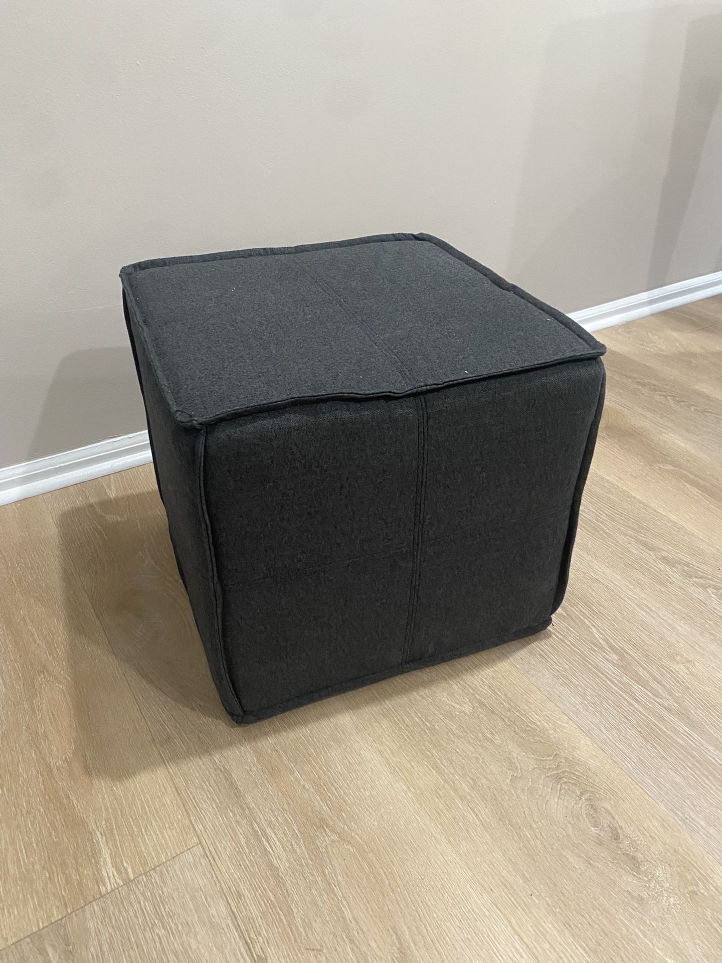 Small Dark Grey Ottoman