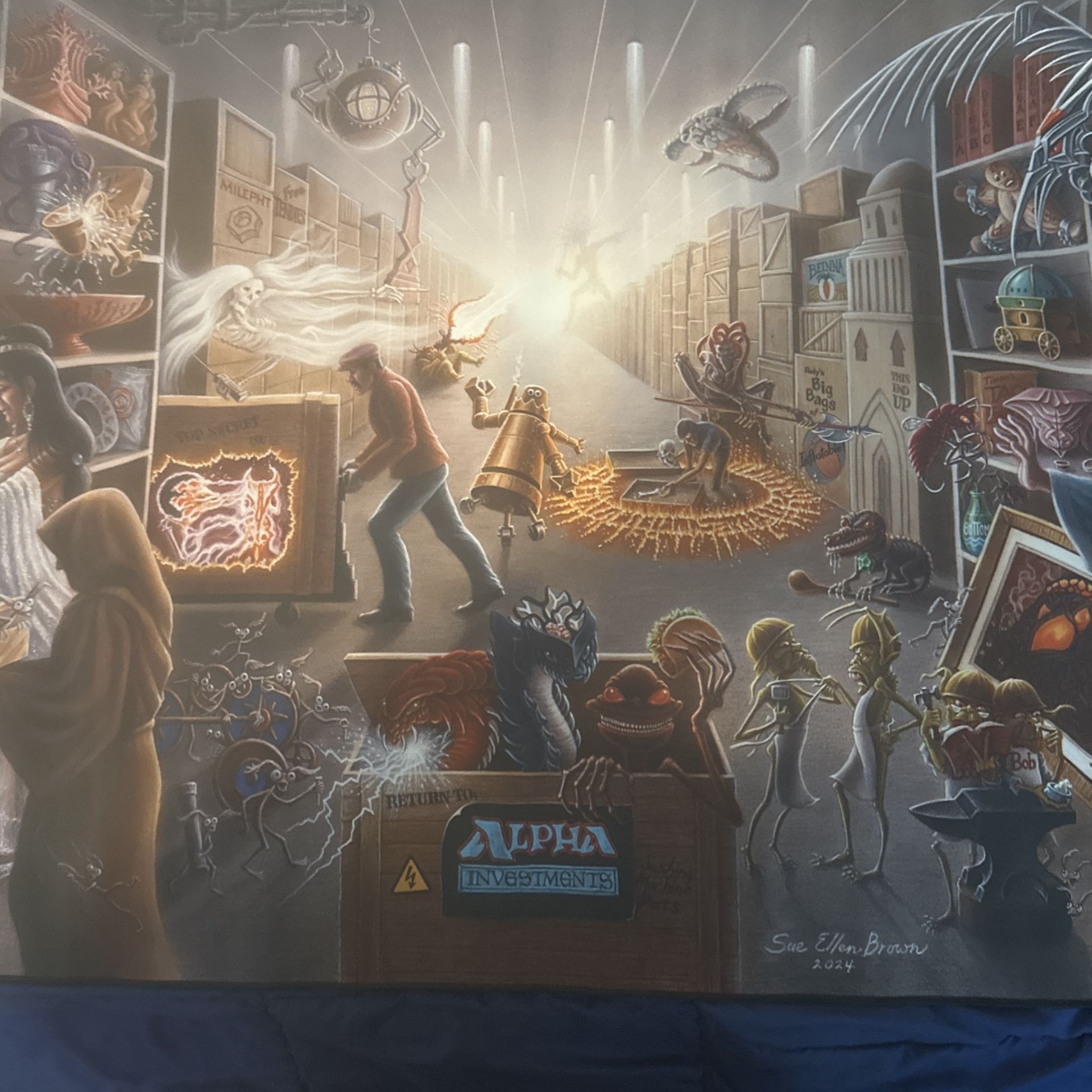 MTG Sue Ellen Brown Oversized Playmat Alpha Investments
