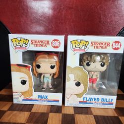 Stranger Things Funko Pops Mall Max Flayed Billy