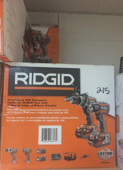 Ridgid brushless 18v compact hammer drill