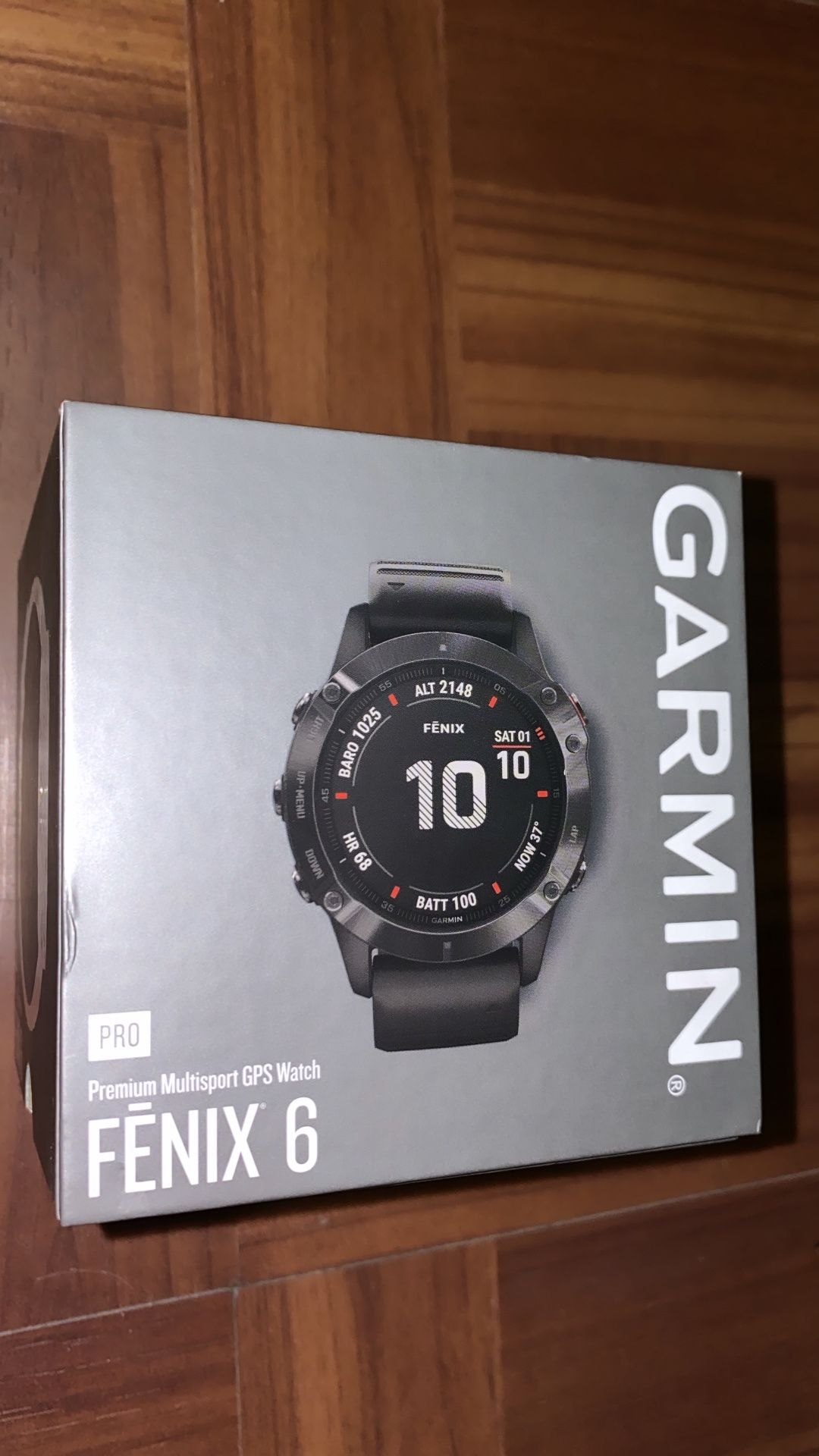Garmin Fenix 6 Pro, Premium Multisport GPS Watch, features Mapping, Music, Grade-Adjusted Pace Guidance and Pulse Ox Sensors, Black