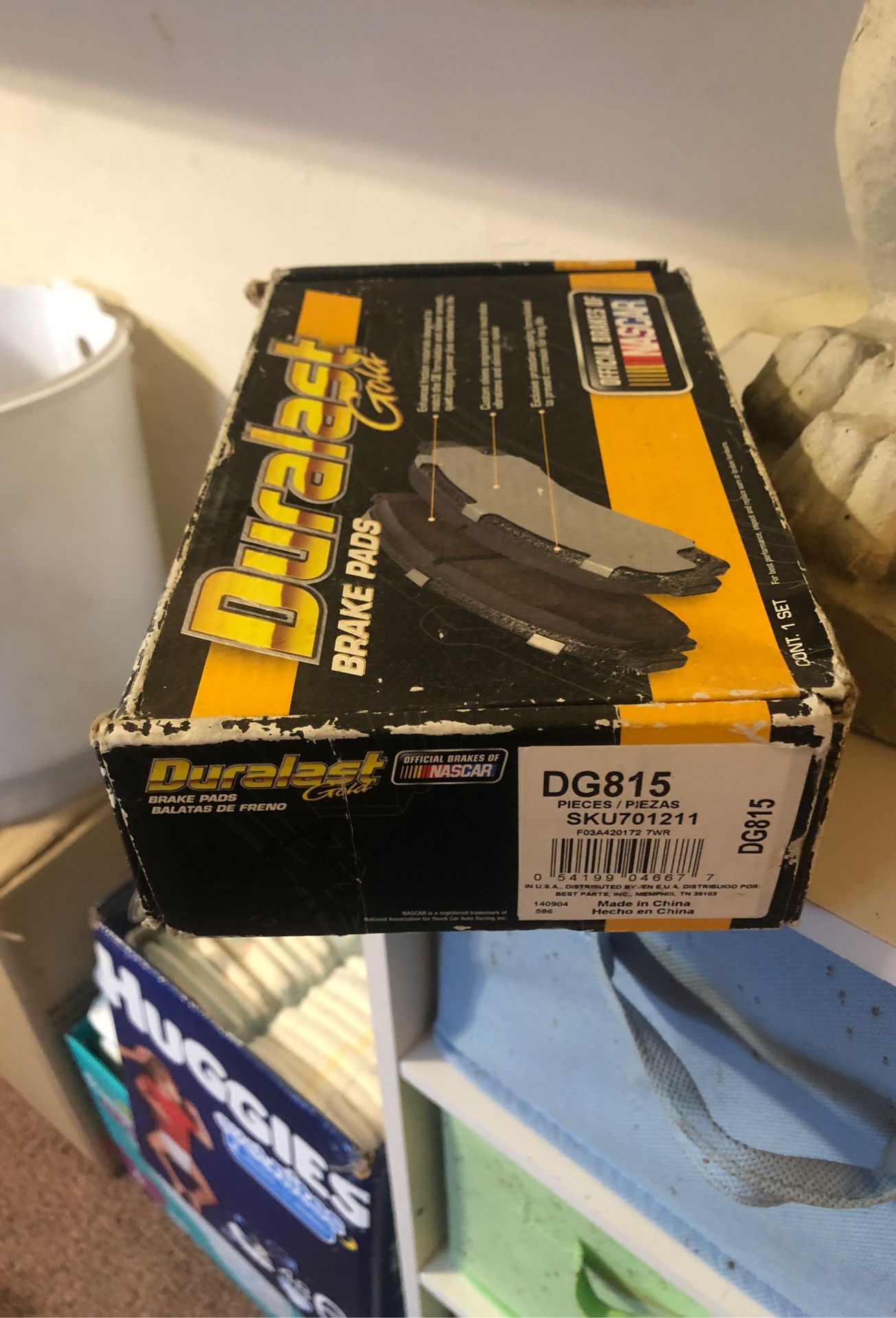 Duralast gold brake pads DG815