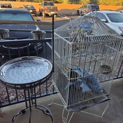 Bird Supplys Bird Cage And Bird Mobile Stand