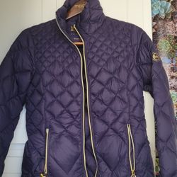MICHAEL KORS M Blue Women Down Filled Jacket Like New