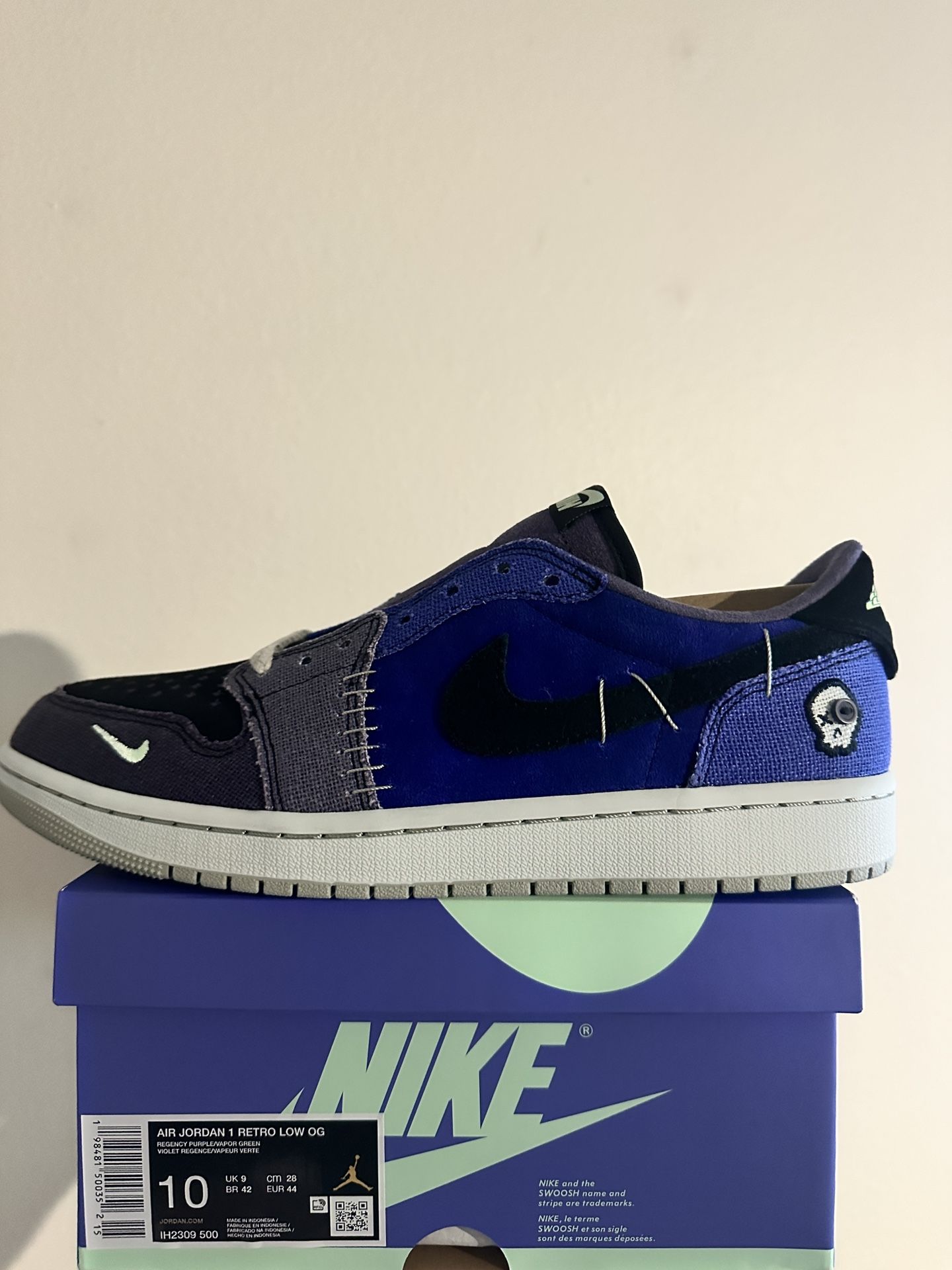 Mens Jordan Retro 1 Low Zion Voodoo Size 10