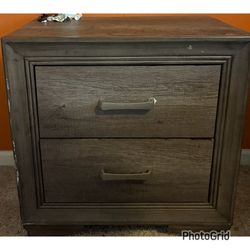 Dresser With Mirror and Matching Night Stand