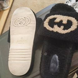 Gucci Mens Wool Slippers 