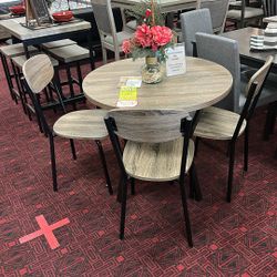 5pc Round Dinette Set