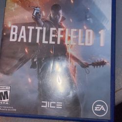 Battle Field 1 For PS4 
