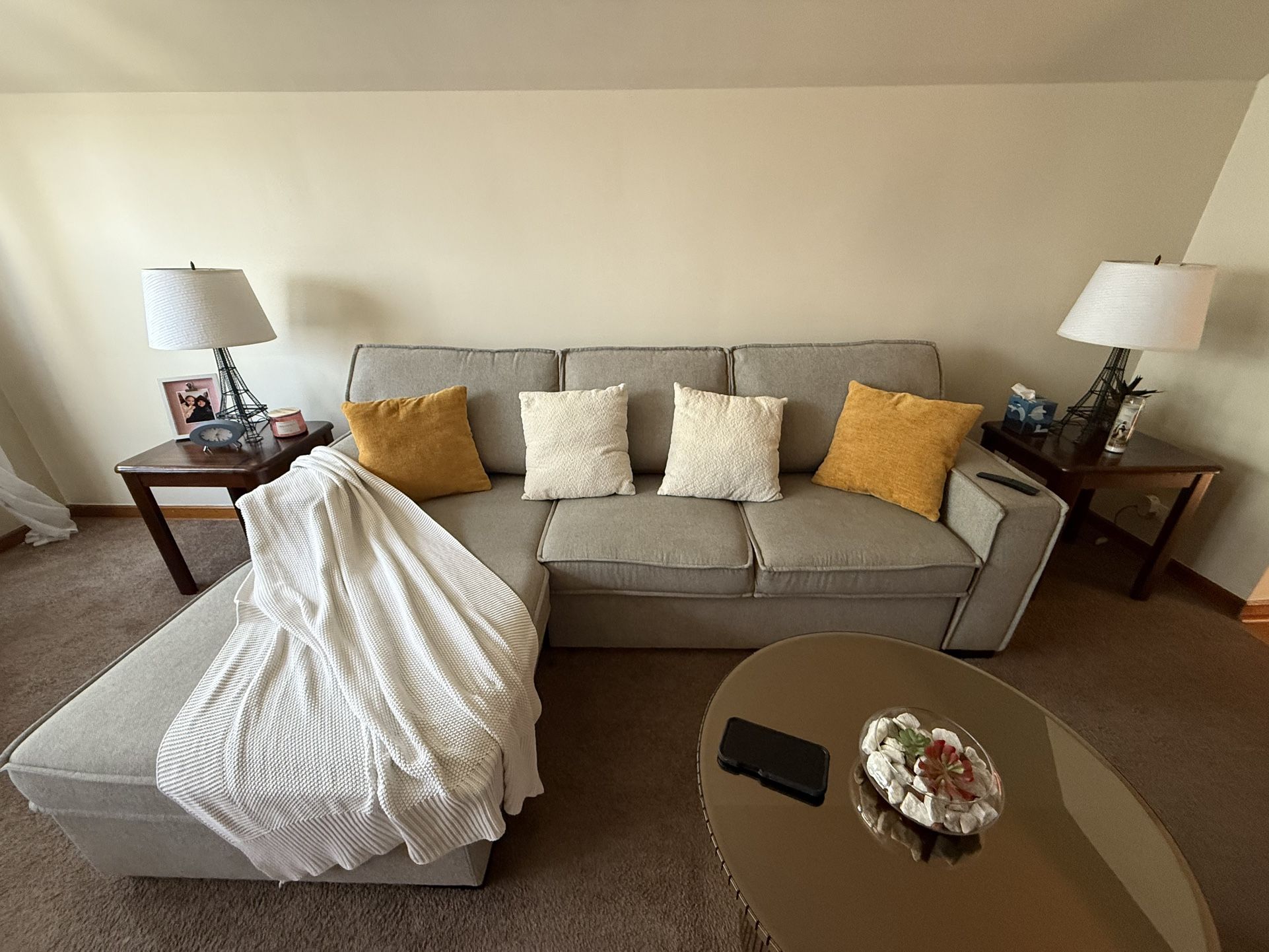 Small Sectional That Turns Into A Pop-up Sleeper
