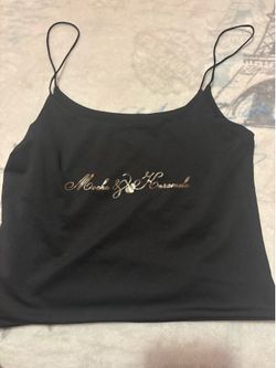 Black crop top