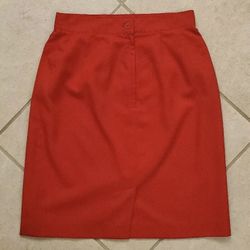 Women's Styleworks Skirt Size 10 Red
