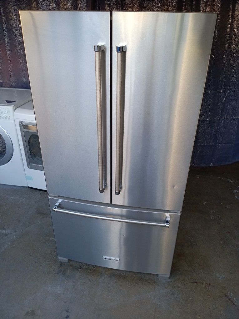 Kitchen Aid Refrigerator Counter Size 