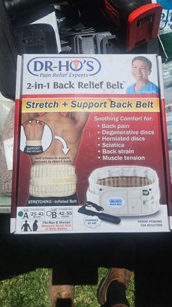 Dr-Ho's 2-in-1 Back Relief Belt Size A