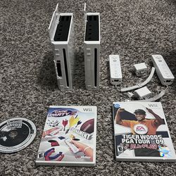 NINTENDO WII RVL-001 -Bundle -Tested in good condition