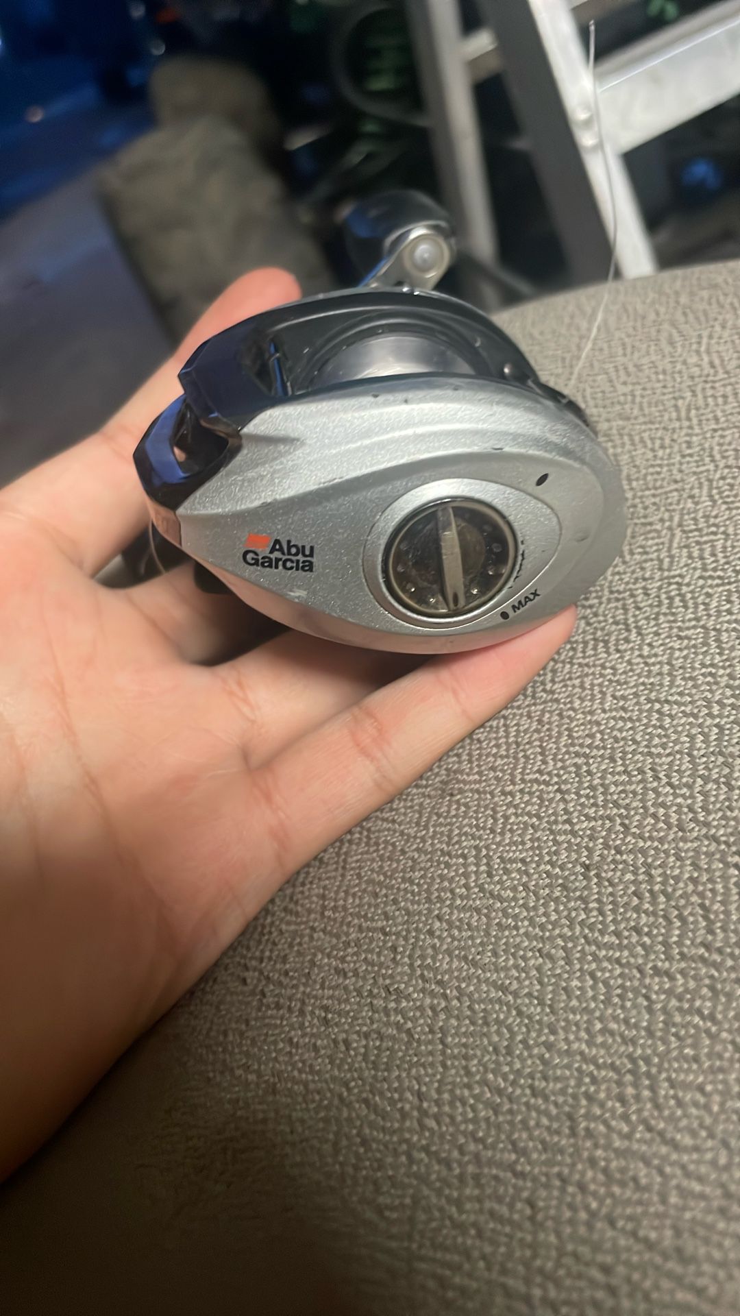 Silver Max Abu Garcia BaitCaster Reel