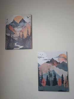 Mountain canvas wall art