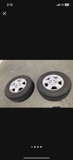 2 - 245/70r16 6x114.3 6x4.5 Stock Nissan Frontier X-terra Wheels Rims Good Tires 80% Treads !!!!!!!!
