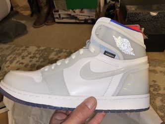 Nike Jordan 1 Zoom White Racer Blue DS Size 11.5